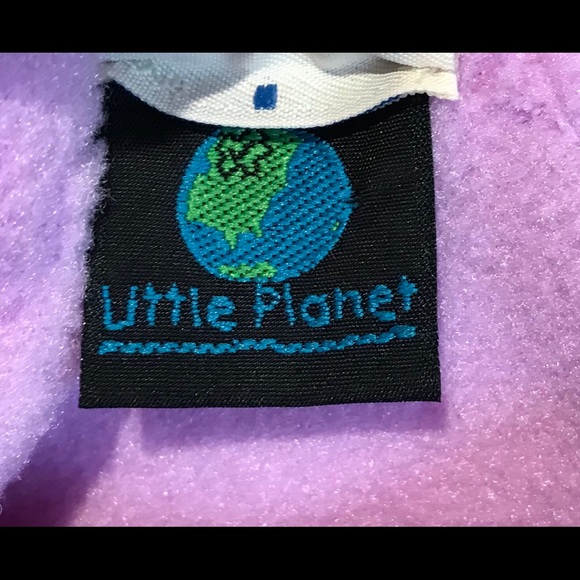 Girl’s Size 2 lilac and aqua fleece top - Picture 3 of 5